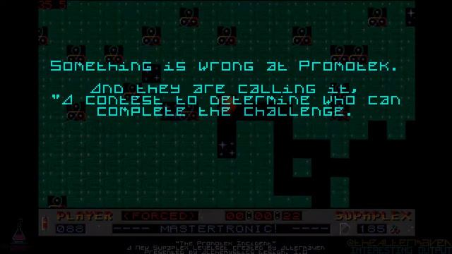 "The Promotek Incident", a new Supaplex levelset. смотреть онлайн