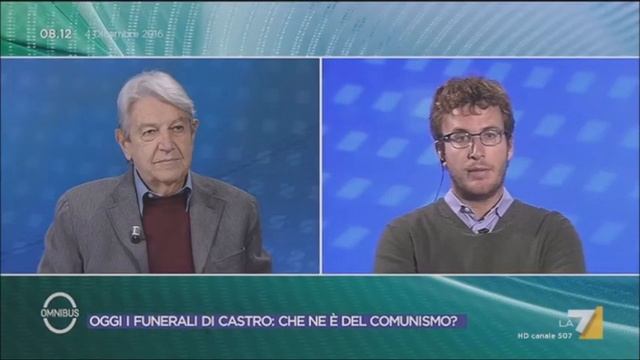 DIEGO FUSARO: Elogio di Cuba e del patriottismo comunista [Omnibus, La7, 4.12.2016] смотреть онлайн