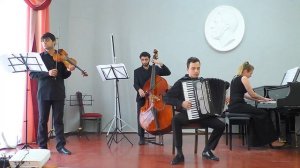 Astor Piazzolla "Invierno Porteño" Исп. инструментальный ансамбля НГК, аккордеон - Руслан Гусейнов.