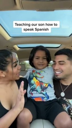 Teaching our son how to speak Spanish! (HE DEFENDED MOMMY) 🥺 #shorts