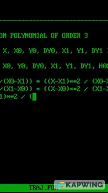 Counter-artillery radar in Fortran pt1 Interpolation #coding #shorts #short #shortsvideo #shortvide