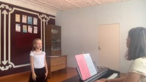 Открытый урок сольного пения