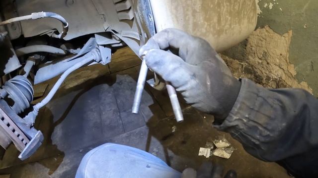Сломались тормоза лопнул тормозной диск Dodge Intrepid ремонт