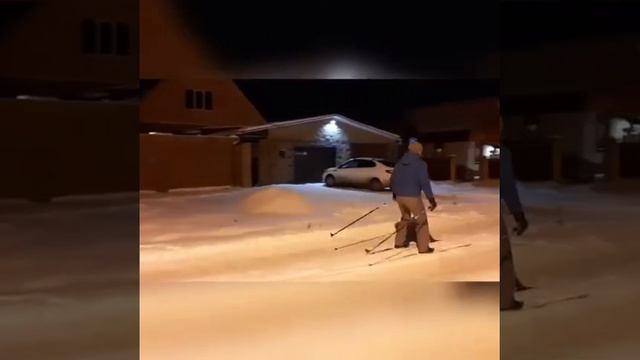 Одновременно одношажный и двушажный лыжные ходы. смотреть онлайн