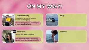 travelling in English | B2 vocabulary | pictures and pronunciation