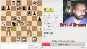 Евгений Шувалов 🆚 Михаил Брякин ⚡ Защита Каро-Канн. Атака Панова