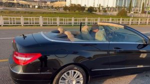 Работа складной крыши Mercedes E 1.8 2010