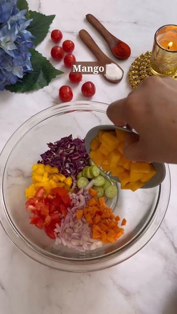 #shorts Lobia Rainbow Salad Recipe - High Protein Snack Recipe - Lobia Recipes смотреть онлайн