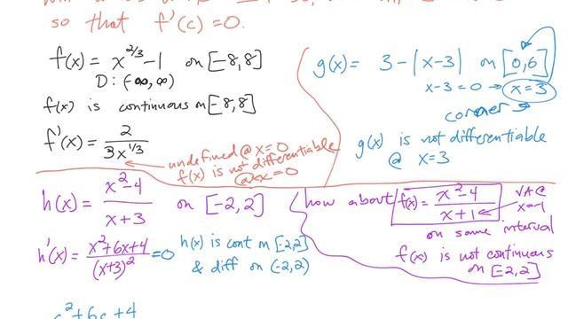 Rolle's Theorem and Mean Value Theorem - Check description for breakout of video