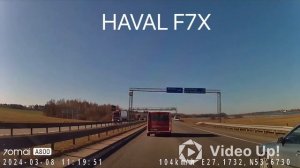 HAVAL F7X на трассе