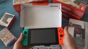 Купил Nintendo Switch - Распаковка