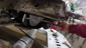 LADA Priora установка на стапель устранение перекоса по лонжеронам