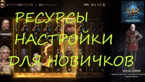 Гвинт | Фармим Ресурсы | Настройки игры