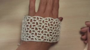 Сложный на первый взгляд узор, вяжется очень просто.