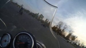 Прохождение змейки на мотоцикле