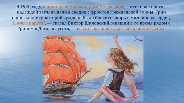 Виртуальная выставка, посвященная 140 летию Александра Грина смотреть онлайн