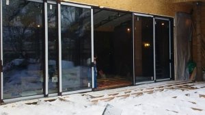 БОЛЬШОЙ ПОРТАЛ из подъёмно-раздвижной системы ALUMIL S700