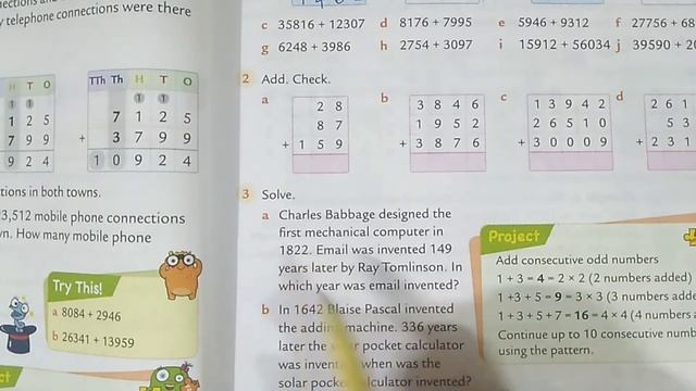 Class 4 CBSE EX.2A Addition of 5 & 6 digit numbers/Oxford new enjoying mathematics