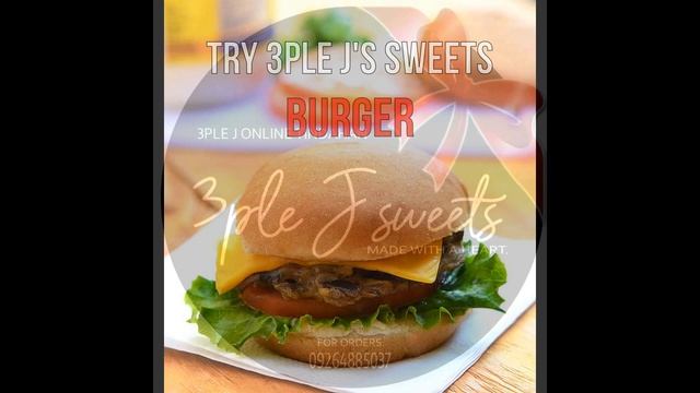 3ple Js burger and fries teaser