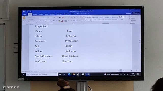 курсы немецкого языка. Deutsch Kurs. день 10(2)