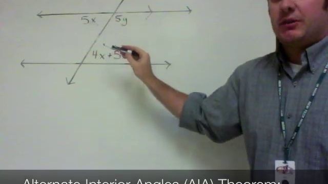 Alternate & Same Side Interior Angles смотреть онлайн