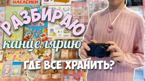 ГДЕ ХРАНИТЬ КАНЦЕЛЯРИЮ!? Разбираю и организую хранение