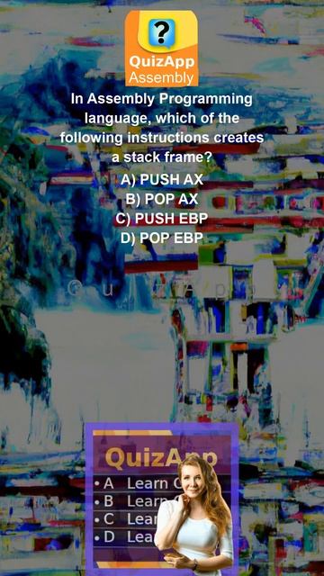 Assembly In Assembly Programming language which of the following instructions creates a stack frame смотреть онлайн