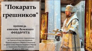 "Покарать грешников". Епископ Венёвский Феодорит.