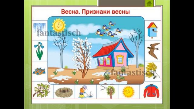 Признаки смены времен года