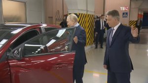 Путин ознакомился с предсерийным автомобилем "Лада Искра" / События на ТВЦ