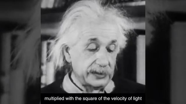 Einstein explains his famous formula, E=mc². смотреть онлайн