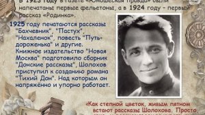 Михаил Шолохов   жизнь, творчество