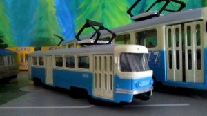 Игрушечные трамваи Автопром, Siku, Majorette, Dickie Toys