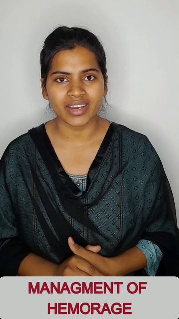 MANAGEMENT OF HEMORRHAGE II YouTube Shorts II Richa Mam II смотреть онлайн