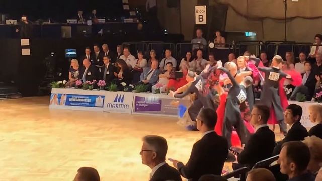 Vadim Shurin - Anastasia Meshkova, slowfox. GOC 2019, WDSF Grand Slam Standard.