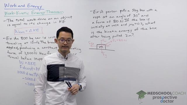 Work-Kinetic Energy Theorem | MCAT Physics Prep