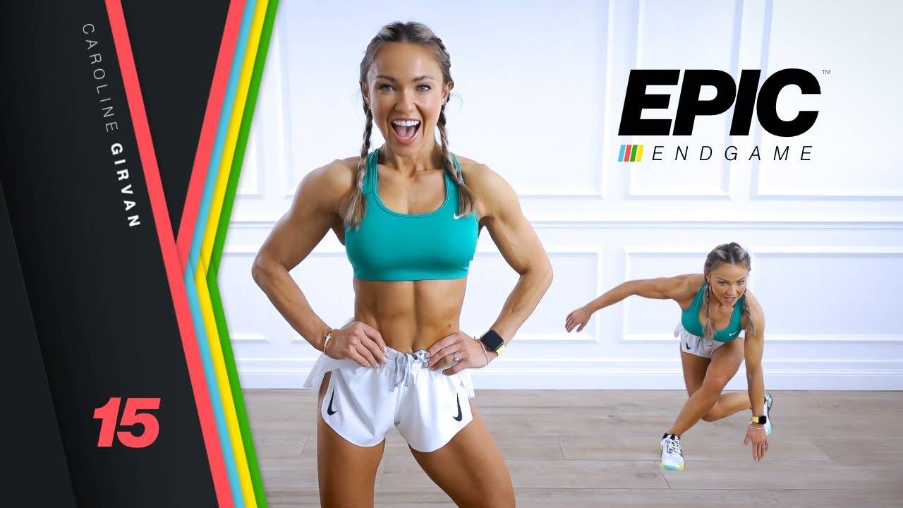 Caroline Girvan - CRAZY CARDIO Full Body Workout - No Equipment | EPIC Endgame Day 15