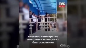 Напутственные речи батюшки на присяге подразделения ВДВ