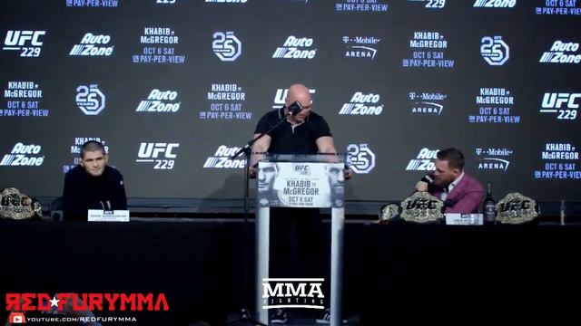Хабиб и Конор| Пресс-конференция до боя к UFC229| Лучшие моменты (Русская озвучка)