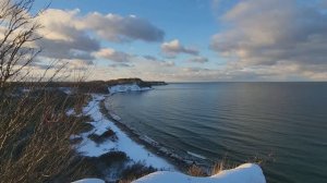Филинская бухта в снегу