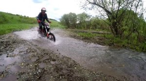 Эндуро по Алтаю на Irbis TTR125 и Stels 400GS. GoPro4. Язевка
