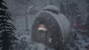 -40 градусов на АРКТИЧЕСКОЙ СТАНЦИИ, звуки ледяной снежной бури и завывания сильного ветра