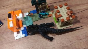 Годзилла против мегавызила Годзилла в Майнкрафте возрождение меха годзиллы