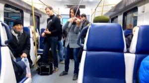 Музыканты в электричке