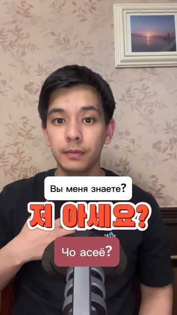 Как сказать вы меня знаете на корейском языке? #корейский #слова #учим #знаешь
