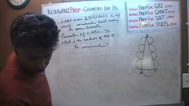 Basic Geometry Day 16, Perimeter Triangle - Online Prep Tutor GRE, GMAT, TEAS, SAT, ACT, TOEFL смотреть онлайн