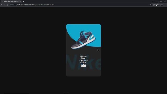 Boost Your Web Design Skills: Product Card Design with HTML CSS & JavaScript