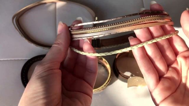 5 КОЖАНЫХ БРАСЛЕТОВ С ALIEXPRESS. ОБЗОР ПОКУПКИ.