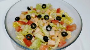 ЭТОТ САЛАТ ОТЛИЧНО ПОДОЙДЁТ К ЛЮБОМУ МЯСУ И НЕ ТОЛЬКО! ТАКОЙ ПРОСТОЙ А ТАКОЙ ВКУСНЫЙ.