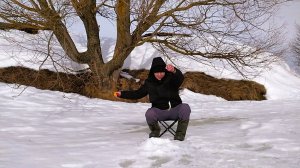 СНОСИТ ПАЛАТКУ В СИЛЬНЫЙ ВЕТЕР. РЫБАЛКА НА ВОДОХРАНИЛИЩЕ. РЫБАЛКА 2025.